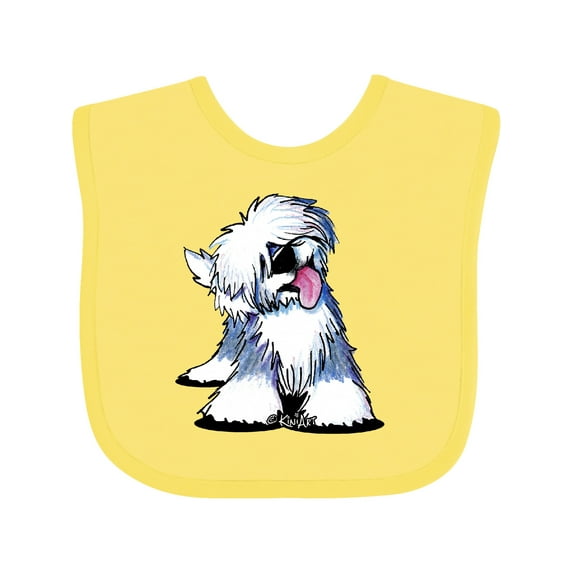 Inktastic Old English Sheepdog Boys or Girls Baby Bib
