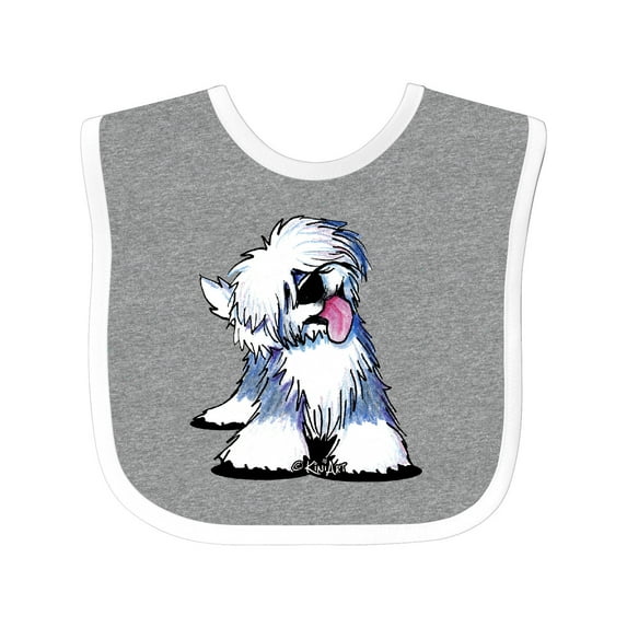 Inktastic Old English Sheepdog Boys or Girls Baby Bib
