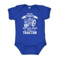 thumbnail image 1 of Inktastic Old Man Tractor Boys Baby Bodysuit, 1 of 5