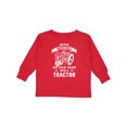 thumbnail image 1 of Inktastic Old Man Tractor Boys Long Sleeve Toddler T-Shirt, 1 of 5