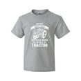 thumbnail image 1 of Inktastic Old Man Tractor Youth T-Shirt, 1 of 5