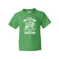 thumbnail image 1 of Inktastic Old Man Tractor Youth T-Shirt, 1 of 5