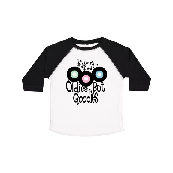 Inktastic Oldies but Goodies Records and Music Notes Boys or Girls Toddler T-Shirt