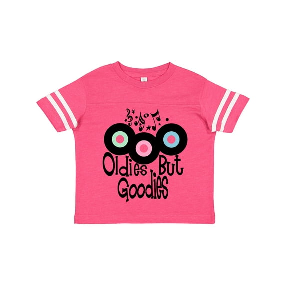 Inktastic Oldies but Goodies Records and Music Notes Boys or Girls Toddler T-Shirt