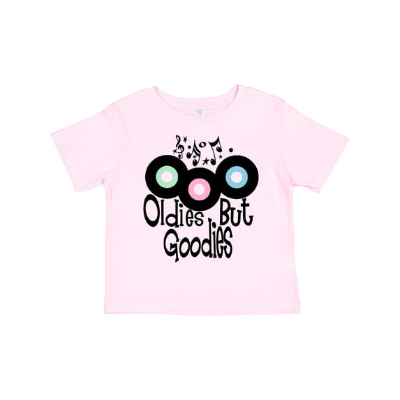 Inktastic Oldies but Goodies Records and Music Notes Boys or Girls Toddler T-Shirt