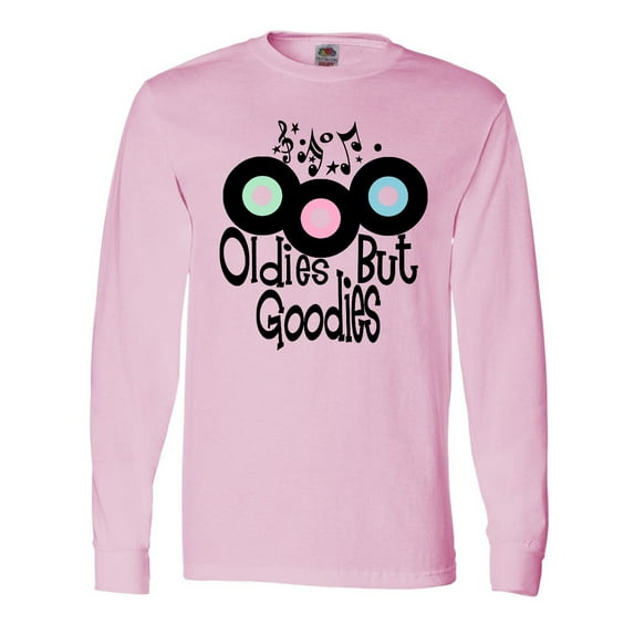 Inktastic Oldies but Goodies Records and Music Notes Long Sleeve T-Shirt
