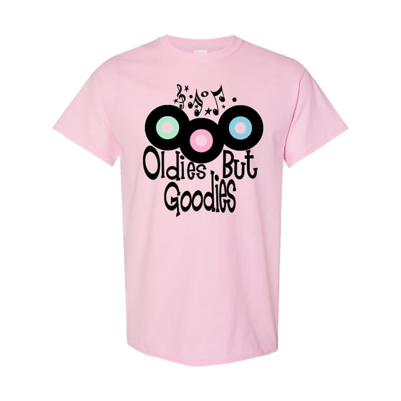 Inktastic Oldies but Goodies Records and Music Notes T-Shirt