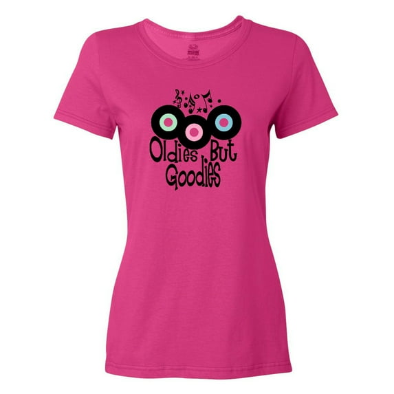 Inktastic Oldies but Goodies Records and Music Notes Women's T-Shirt
