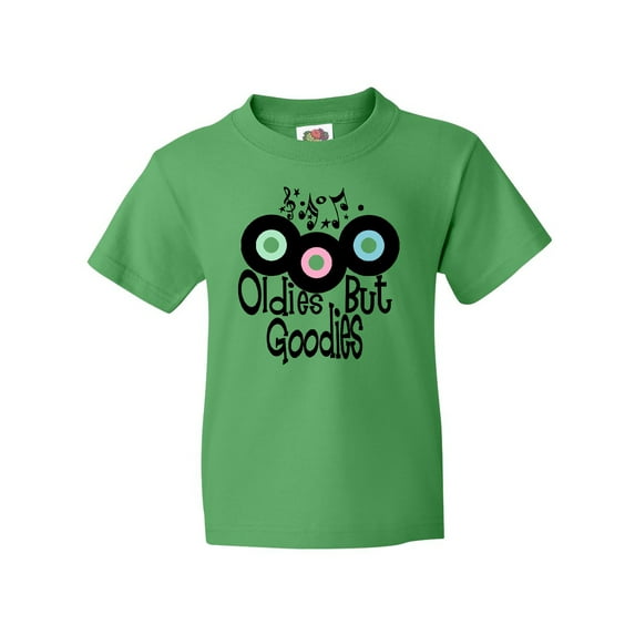 Inktastic Oldies but Goodies Records and Music Notes Youth T-Shirt