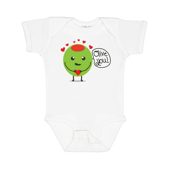 Inktastic Olive You Boys or Girls Baby Bodysuit