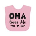 thumbnail image 1 of Inktastic Oma Baby Clothes Girls Baby Bib, 1 of 4