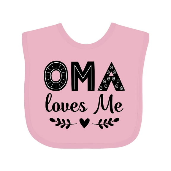Inktastic Oma Baby Clothes Girls Baby Bib