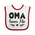 thumbnail image 1 of Inktastic Oma Baby Clothes Girls Baby Bib, 1 of 4