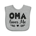 thumbnail image 1 of Inktastic Oma Baby Clothes Girls Baby Bib, 1 of 4