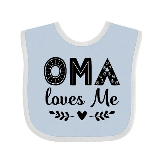 Inktastic Oma Baby Clothes Girls Baby Bib