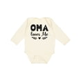 thumbnail image 1 of Inktastic Oma Baby Clothes Girls Long Sleeve Baby Bodysuit, 1 of 5