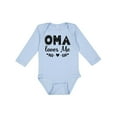 thumbnail image 1 of Inktastic Oma Baby Clothes Girls Long Sleeve Baby Bodysuit, 1 of 5