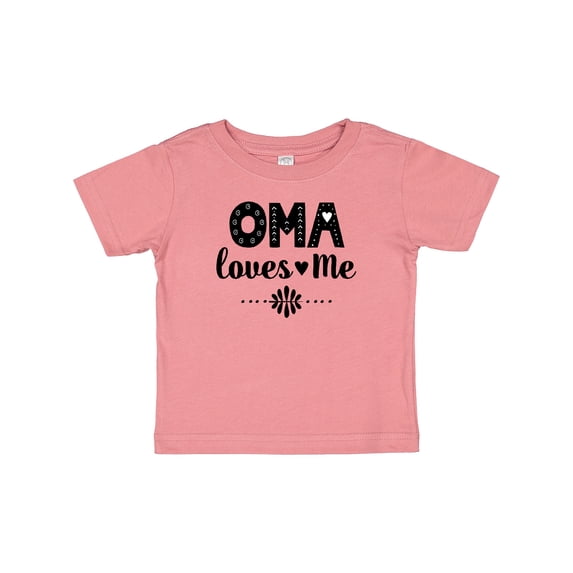 Inktastic Oma Loves Me Girl Grandchild Girls Baby T-Shirt