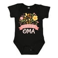thumbnail image 1 of Inktastic Oma Loves Me Granddaughter for Girl Girls Baby Bodysuit, 1 of 5
