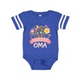 thumbnail image 1 of Inktastic Oma Loves Me Granddaughter for Girl Girls Baby Bodysuit, 1 of 5