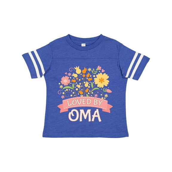 Inktastic Oma Loves Me Granddaughter for Girl Girls Toddler T-Shirt