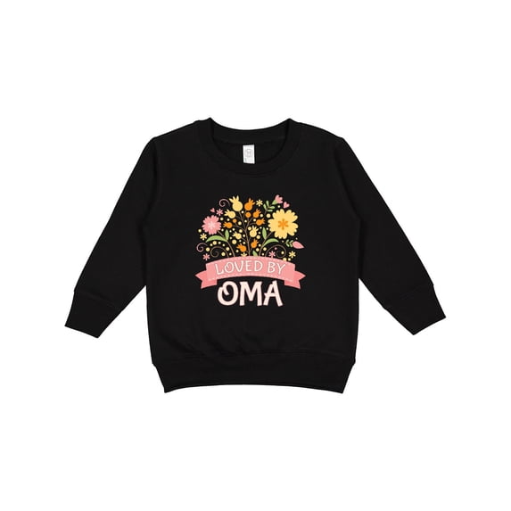 Inktastic Oma Loves Me Granddaughter for Girl Toddler Sweatshirt
