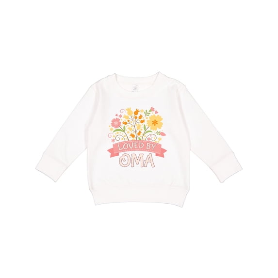Inktastic Oma Loves Me Granddaughter for Girl Toddler Sweatshirt