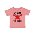 thumbnail image 1 of Inktastic Oma Loves Me Grandson Boys or Girls Baby T-Shirt, 1 of 5