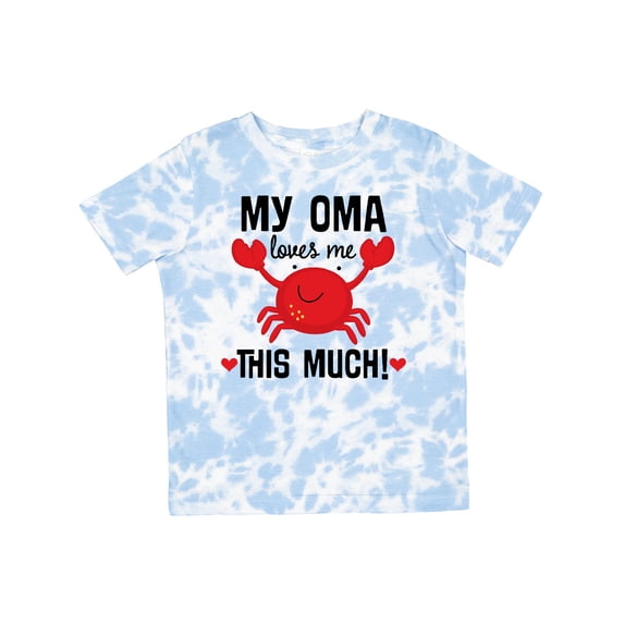 Inktastic Oma Loves Me Grandson Boys or Girls Toddler T-Shirt