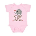 thumbnail image 1 of Inktastic Oma and Opa Love Me Boys or Girls Baby Bodysuit, 1 of 5