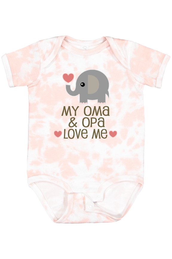 Oma and Opa Love Me Boys or Girls Baby Bodysuit