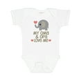 thumbnail image 1 of Inktastic Oma and Opa Love Me Boys or Girls Baby Bodysuit, 1 of 5