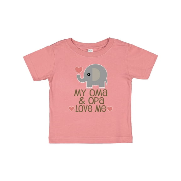 Inktastic Oma and Opa Love Me Boys or Girls Baby T-Shirt