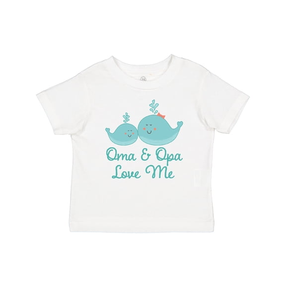 Inktastic Oma and Opa Love Me Boys or Girls Baby T-Shirt