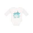 thumbnail image 1 of Inktastic Oma and Opa Love Me Boys or Girls Long Sleeve Baby Bodysuit, 1 of 5
