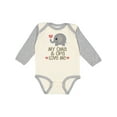 thumbnail image 1 of Inktastic Oma and Opa Love Me Boys or Girls Long Sleeve Baby Bodysuit, 1 of 5