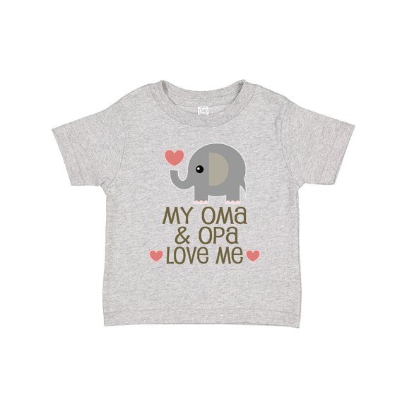 Inktastic Oma and Opa Love Me Boys or Girls Toddler T-Shirt