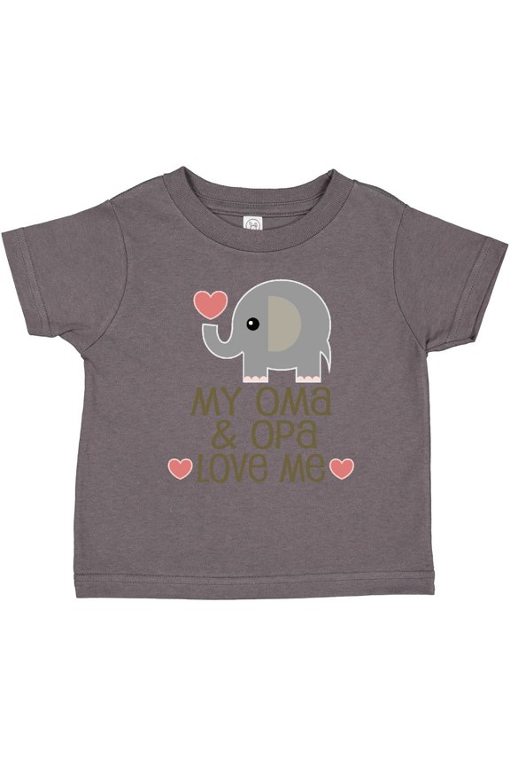 Oma and Opa Love Me Boys or Girls Toddler T-Shirt