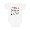 thumbnail image 1 of Inktastic Oma and Opa Love Me Girls Baby Bodysuit, 1 of 5