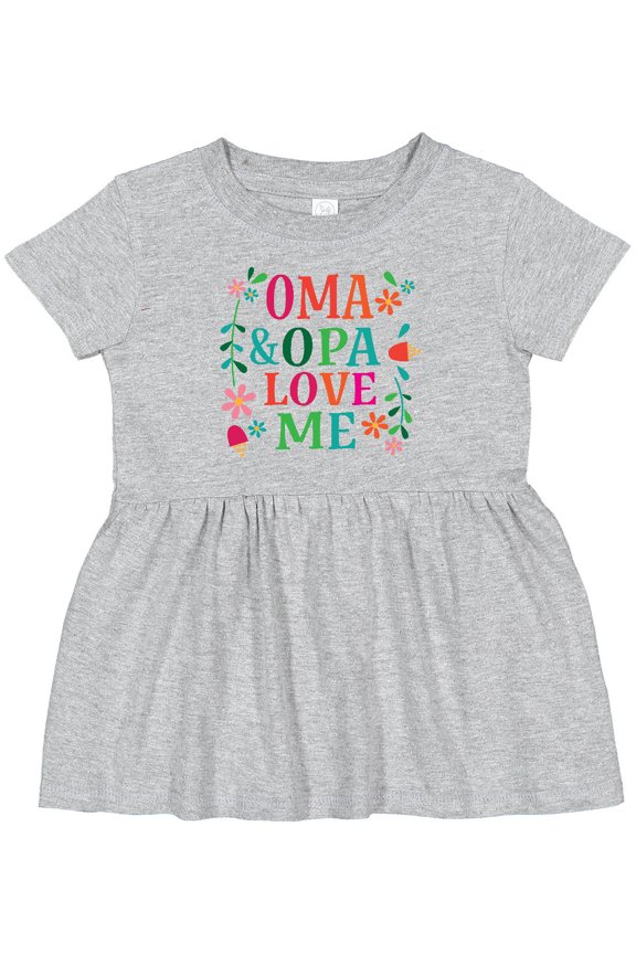 Oma and Opa Love Me Girls Baby Dress