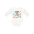 thumbnail image 1 of Inktastic Oma and Opa Love Me Girls Long Sleeve Baby Bodysuit, 1 of 5