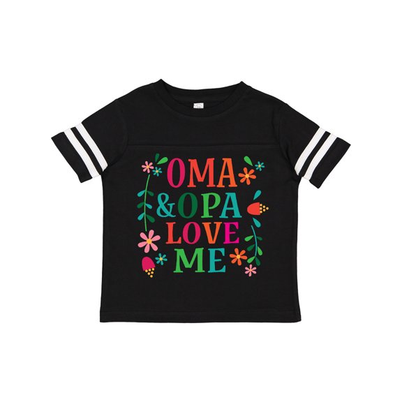 Inktastic Oma and Opa Love Me Girls Toddler T-Shirt