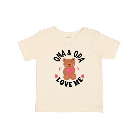 Inktastic Oma and Opa Love Me Grandchild Bear Girls Baby T-Shirt