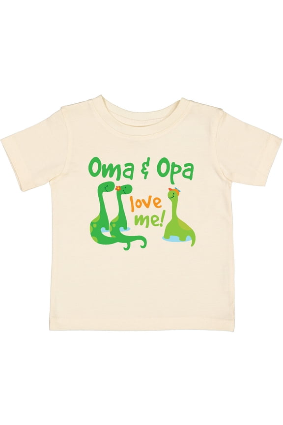 Oma and Opa Love Me Grandchild Boys Baby T-Shirt