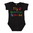 thumbnail image 1 of Inktastic Oma and Opa Love Me Grandchild Boys or Girls Baby Bodysuit, 1 of 5