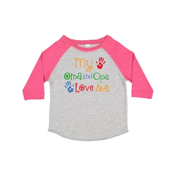 Inktastic Oma and Opa Love Me Grandchild Boys or Girls Toddler T-Shirt