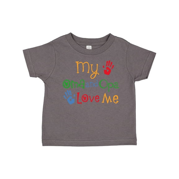 Inktastic Oma and Opa Love Me Grandchild Boys or Girls Toddler T-Shirt