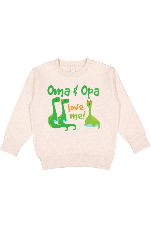 Oma and Opa Love Me Grandchild Toddler Sweatshirt