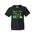 thumbnail image 1 of Inktastic Oma and Opa Love Me Grandchild Youth T-Shirt, 1 of 5