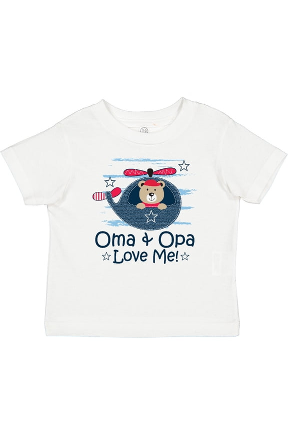 Oma and Opa Love Me Grandson Boys Baby T-Shirt